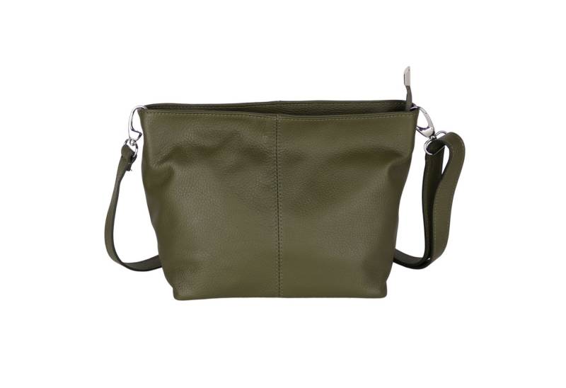 MIRROSI Umhängetasche Damen Crossbody Bag, Echtleder Made In Italy, Mittelgroße Damen Tasche 30x20x13cm von MIRROSI
