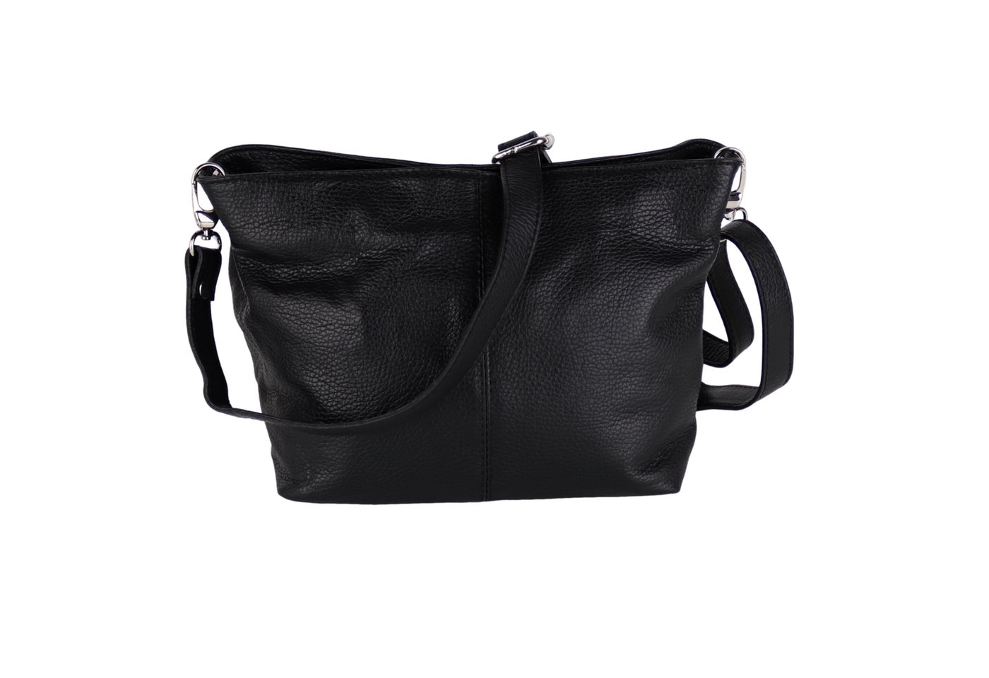 MIRROSI Umhängetasche Damen Crossbody Bag, Echtleder Made In Italy, Mittelgroße Damen Tasche 30x20x13cm von MIRROSI