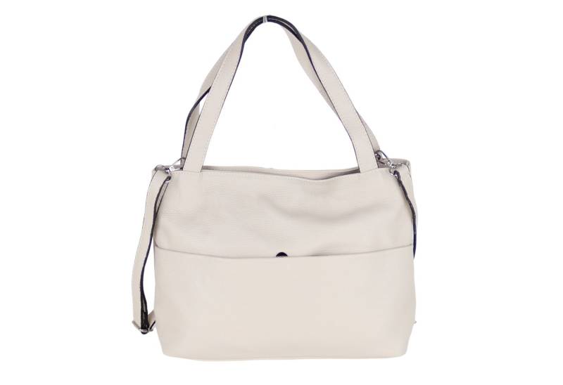 MIRROSI Umhängetasche Damen Crossbody Bag, Echtleder Made In Italy (Schultertasche für jeden Anlass (1 Tasche & 1 oder 2 Gurte), BOHO Style), 36x25x12m, gemusterten& verstellbaren Schulterriemen von MIRROSI