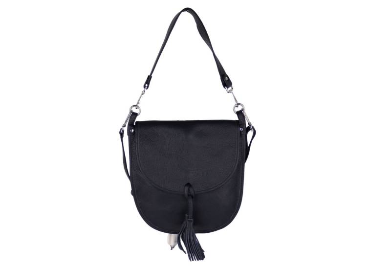 MIRROSI Umhängetasche Damen Crossbody Bag, Echtleder Made In Italy (Schultertasche für jeden Anlass (1 Tasche & 1 oder 2 Gurte), mit), 29x 30x7cm, gemusterten& verstellbaren Schulterriemen von MIRROSI