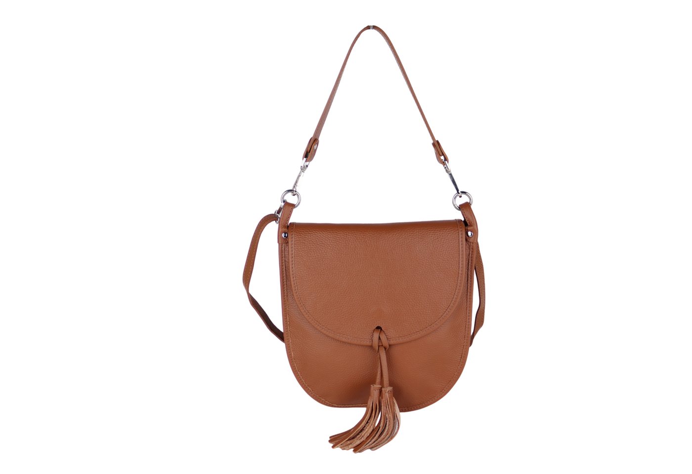 MIRROSI Umhängetasche Damen Crossbody Bag, Echtleder Made In Italy (Schultertasche für jeden Anlass (1 Tasche & 1 oder 2 Gurte), mit), 29x 30x7cm, gemusterten& verstellbaren Schulterriemen von MIRROSI
