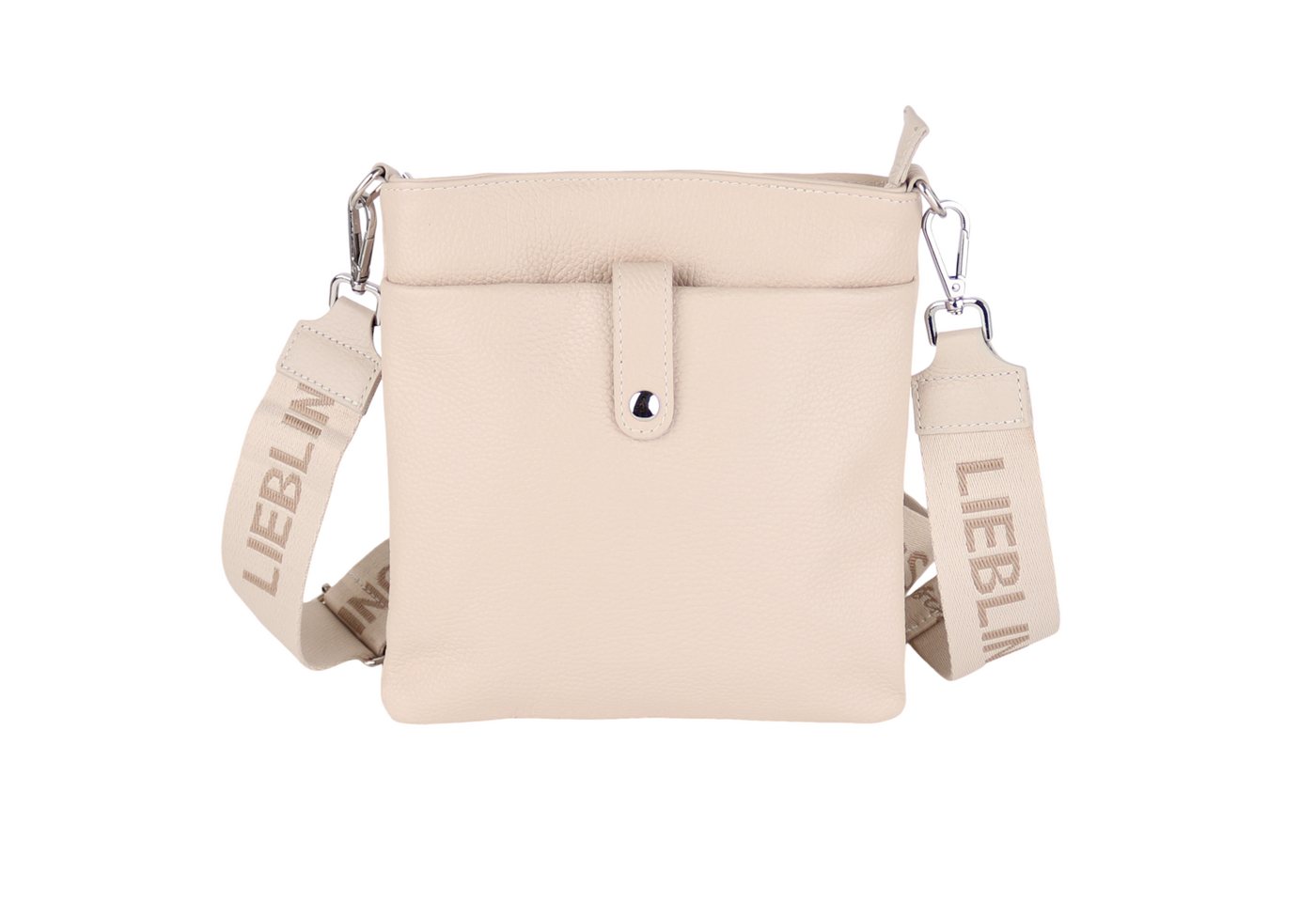 MIRROSI Umhängetasche Damen Crossbody Bag, Echtleder Made In Italy (Schultertasche für jeden Anlass (1 Tasche & 2 Gurte), BOHO Style), 23x24x2cm, gemusterten& verstellbaren Schulterriemen von MIRROSI