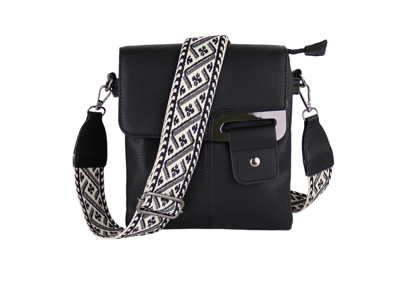 MIRROSI Umhängetasche Damen Crossbody Bag, Klein 20x22x3cm (gemusterten& verstellbaren Schulterriemen, 1 Tasche & 2 Gurte), Kleine Tasche, Schultertasche für jeden Anlass von MIRROSI