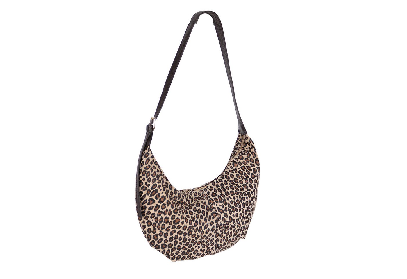 MIRROSI Umhängetasche Damen Crossbody Bag, Wildleder Echtleder Made In Italy, Mittelgroße Große Damen Tasche ca.45x35x10cm von MIRROSI