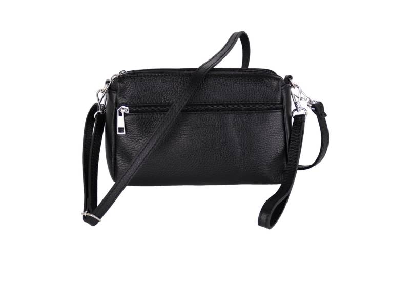 MIRROSI Umhängetasche Damen Crossbody Bag, aus Echtleder,Made in Italy (verstellbaren Schulterriemen), 3 Fächer, (24x16x6cm) von MIRROSI