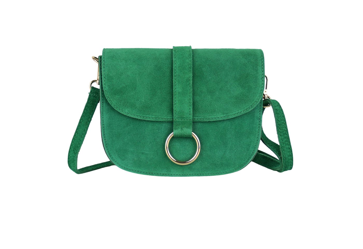 MIRROSI Umhängetasche Damen aus Echtleder, Wildleder, Made in Italy (22x17,5x6,5cm), Crossbody aus Veloursleder, Echtes Leder von MIRROSI