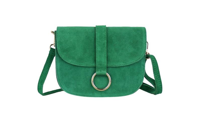 MIRROSI Umhängetasche Damen aus Echtleder, Wildleder, Made in Italy (22x17,5x6,5cm), Crossbody aus Veloursleder, Echtes Leder von MIRROSI