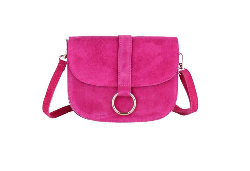 MIRROSI Umhängetasche Damen aus Echtleder, Wildleder, Made in Italy (22x17,5x6,5cm), Crossbody aus Veloursleder, Echtes Leder von MIRROSI