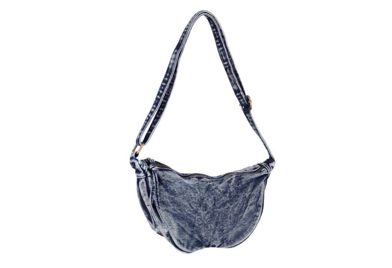 MIRROSI Umhängetasche Damen aus Jeans Schultertasche Denim 3 Größen auswählbar, mit passendem Schulterriemen für vielseitigen Einsatz von MIRROSI