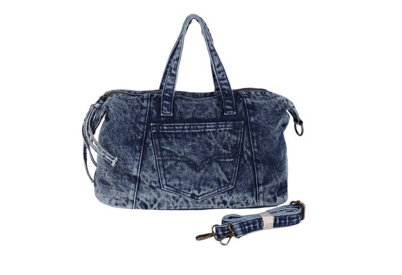 MIRROSI Umhängetasche Damen aus Jeans Schultertasche Denim 3 Größen auswählbar, mit passendem Schulterriemen für vielseitigen Einsatz von MIRROSI