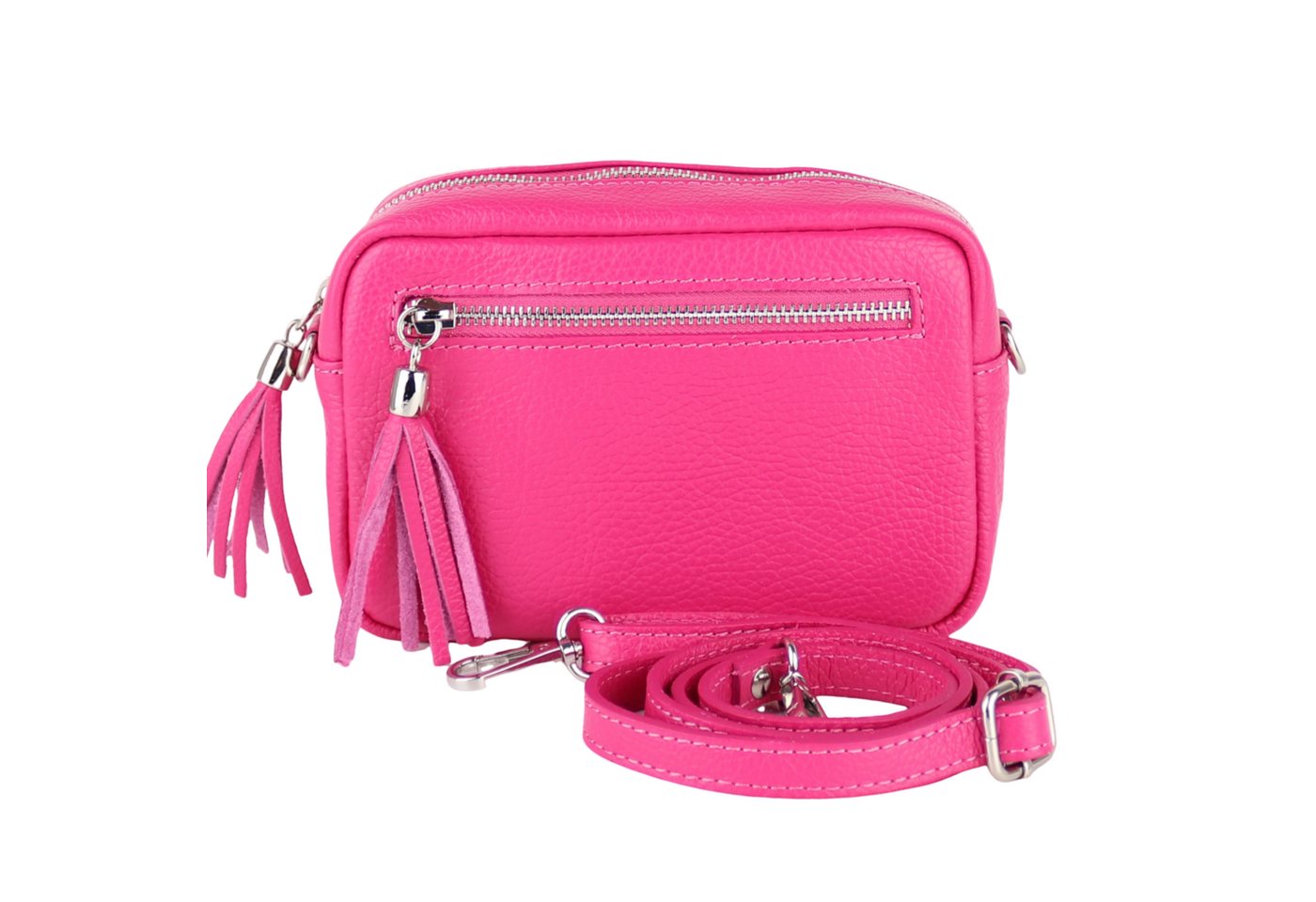 MIRROSI Umhängetasche Damen klein Crossbody Bag, Echtleder Made in Italy (verstellbaren Schulterriemen), (20x14x6cm) von MIRROSI