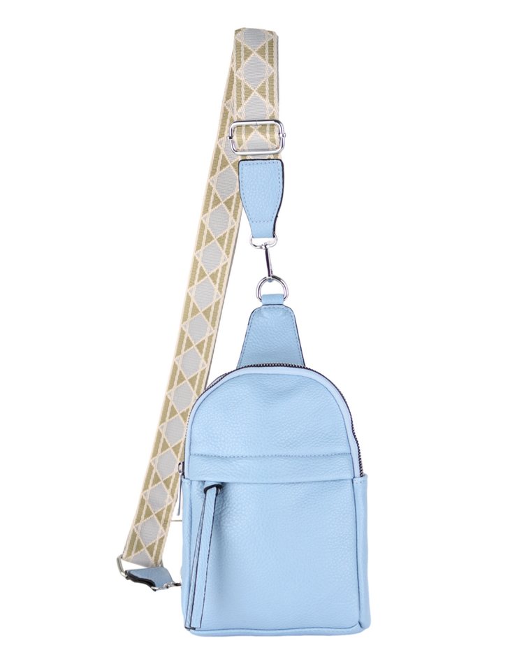 MIRROSI Umhängetasche Sling Bag,Brusttasche, Crossbody 15x22x5cm (für Ausflüge, Reisen, Wanderungen, und Partys), auch für die Verwendung als Rucksack oder Daypack geeignet von MIRROSI