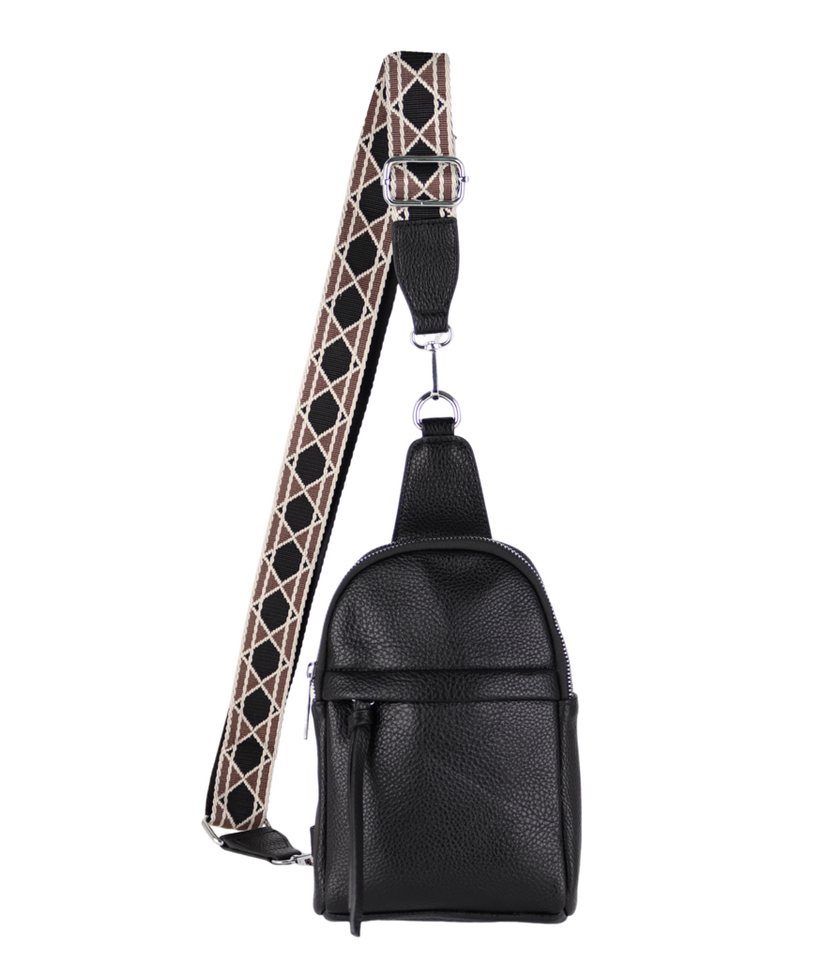 MIRROSI Umhängetasche Sling Bag,Brusttasche, Crossbody 15x22x5cm (für Ausflüge, Reisen, Wanderungen, und Partys), auch für die Verwendung als Rucksack oder Daypack geeignet von MIRROSI