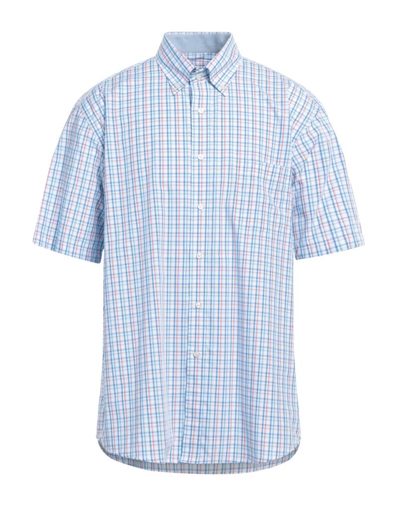 MIRTO Hemd Herren Azurblau von MIRTO