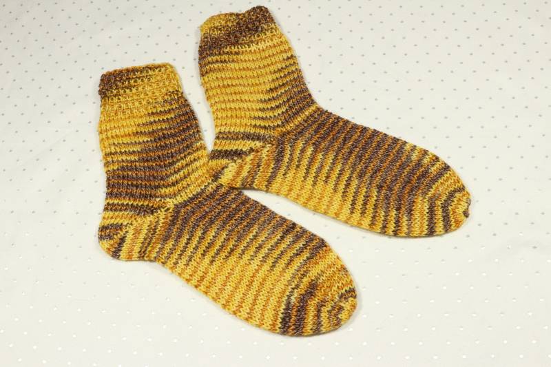 Handgestrickte Kindersocken Aus Handgefärbter Wolle Gr. 28 | Sok236 von MIRUPENNsocks