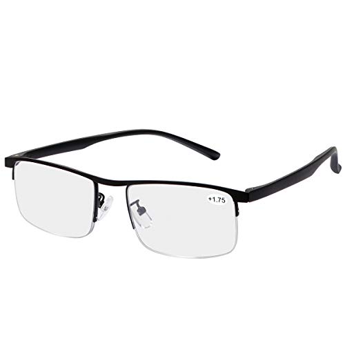Unisex Progressives Multifokal Lesebrille Blaulichtfilter Brille Computerbrille für Frauen Männer Anti Müdigkeit UV Blaue Licht Blockieren Brille Verringerung der Augenbelastung Presbyopie Leser von MIRYEA