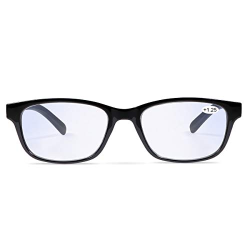 Unisex Progressives Multifokal Lesebrille Blaulichtfilter Brille Computerbrille für Herren Damen Anti Müdigkeit UV Blaue Licht Blockieren Brille Verringerung der Augenbelastung Presbyopie Leser von MIRYEA