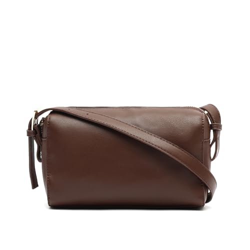 MISAKO Anabelia Kleine Umhängetasche Damen - Anabelia Braun 12x21x7cm von MISAKO