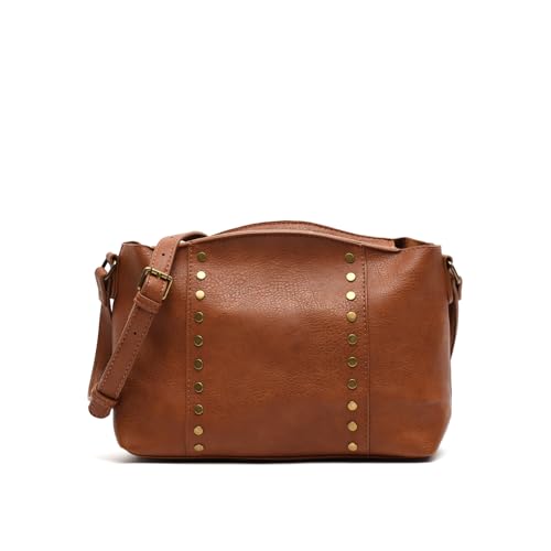 MISAKO Aniadi Umhängetasche mit Metallverzierungen Damen - Aniadi Kamel 21x27x9cm MISAKO Aniadi Umhängetasche mit Metallverzierungen Damen - Aniadi Kamel 21x27x9cm von MISAKO