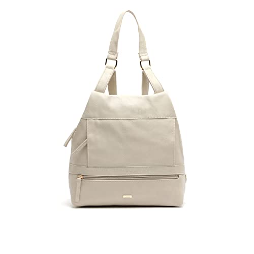 MISAKO Suli Diebstahlsicherer Rucksack Damen - Suli Stein 30 X 28 X 11 cm von MISAKO