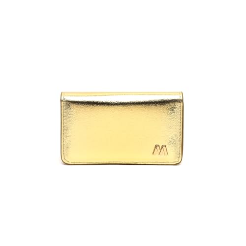 MISAKO Artis Kartenhalter mit Metallic-Finish Damen - Artis Gold 8 X 12 X 2 cm von MISAKO
