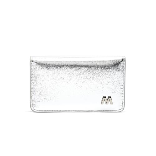 MISAKO Artis Kartenhalter mit Metallic-Finish Damen - Artis Silber 8 X 12 X 2 cm von MISAKO