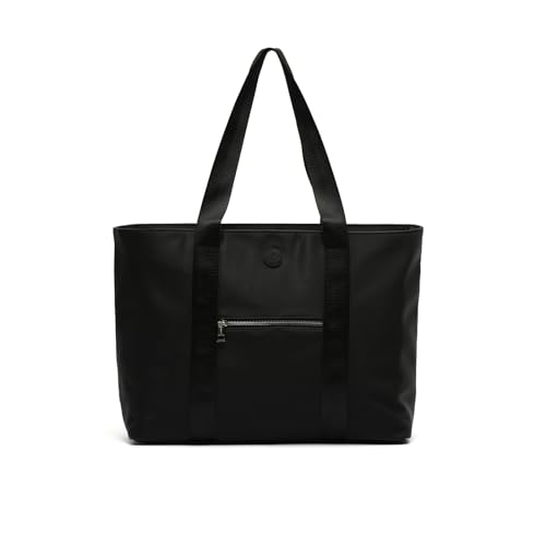 MISAKO Austeru Große Shopper-Tasche aus Nylon mit Tablet-Tasche Damen - Austeru Schwarz 32 X 49 X 13 cm von MISAKO