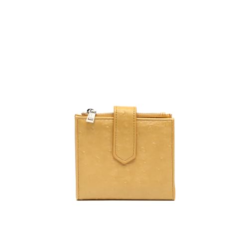 MISAKO Aves Kleines Münzfach mit Reißverschluss Damen - Aves Senfgelb 10x11x2 cm von MISAKO