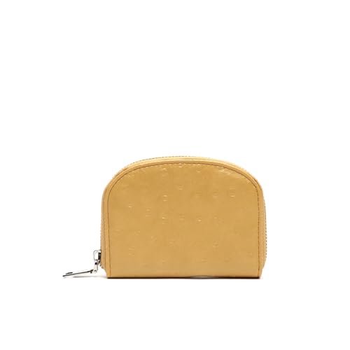 MISAKO Aves Münzgeldbörse mit Reißverschluss Damen - Aves Senfgelb 9x12x2 cm von MISAKO