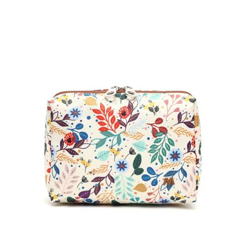 MISAKO Azier Bedruckte große Reisetasche - Modischer Damen-Reisenecessaire - Hübsch und geräumig Azier Mehrfarbig 14x20x7 cm von MISAKO