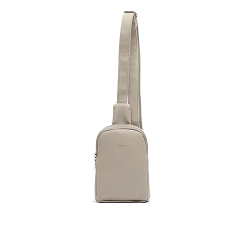 MISAKO Chest Kleine Bauchtasche mit Touch-Tasche - Modische Damen-Gürteltasche - Geräumig und widerstandsfähig Chest Stein 14 X 12 X 4 cm von MISAKO
