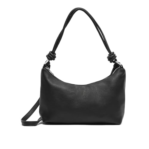 MISAKO Clau kleine Umhängetasche mit abnehmbarem Schulterriemen Damen - Clau Schwarz 18x26x9cm von MISAKO