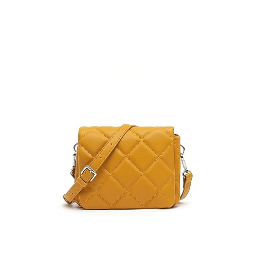MISAKO Colxito Kleine gepolsterte Umhängetasche Damen - Colxito Senfgelb 13 X 17 X 5 cm von MISAKO