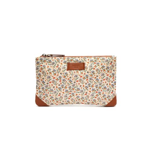 MISAKO Crosi bedruckter Kulturbeutel Damen - Crosi Beige 15x23x1 cm von MISAKO