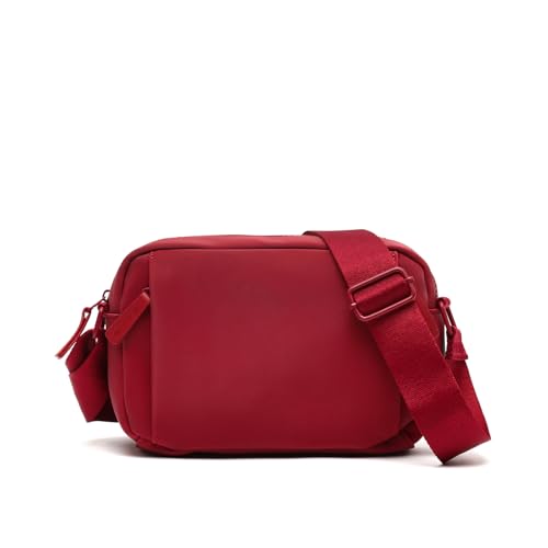 MISAKO Daela kleine nylon umhängetasche Damen - Daela Rot 15x22x7cm von MISAKO