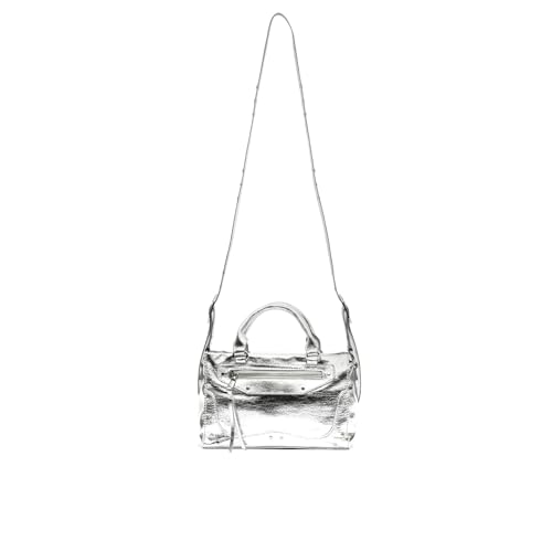 MISAKO Denisas Kleine Tragetasche mit Schultergriff Damen - Denisas Silber 17 X 24 X 8 cm von MISAKO
