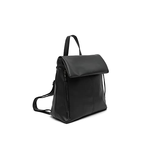 MISAKO Liba Großer Rucksack mit Klappe - Freizeitrucksack für Damen - Eleganter Alltags-Rucksacktasche Liba Schwarz 30 X 29 X 14 cm MISAKO Liba Großer Rucksack mit Klappe - Freizeitrucksack für Damen - Eleganter Alltags-Rucksacktasche Liba Schwarz 30 X 29 X 14 cm von MISAKO