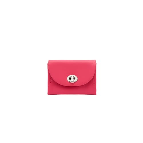 MISAKO Lijia Münzgeldbörse mit Metallverschluss - Modische Damen-Geldbörse - Kleiner Münzhalter Lijia Fuchsia 7 X 10 X 1 cm von MISAKO