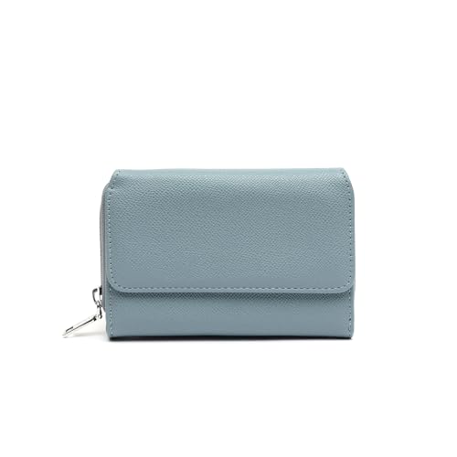 MISAKO Lorita große Geldbörse - Schöne, große und geräumige modische Damen-Geldbörse Lorita Blau 10 X 15 X 4 cm von MISAKO