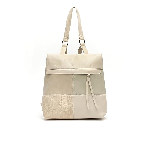 MISAKO MARIATE Diebstahlsicherer Rucksack - Anti-Diebstahl-Rucksack - Kleiner und geräumiger Damen-Casual-Rucksack Mariate Beige 34 X 30 X 11 cm von MISAKO