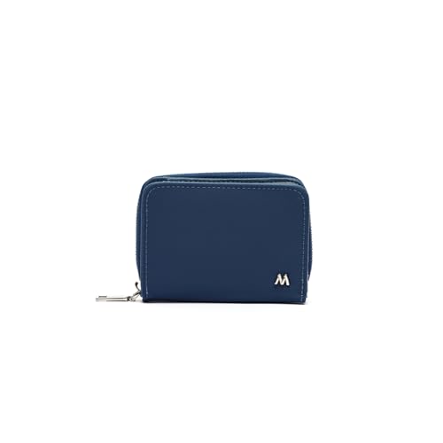 MISAKO Merope Kleine Geldbörse aus Nylon Damen - Merope Blau 8 X 11 X 2 cm von MISAKO