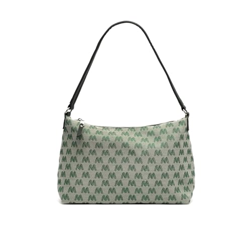 MISAKO Mongra Schultertasche mit Monogrammdruck Damen - Mongra Grün 20 X 30 X 13 cm von MISAKO