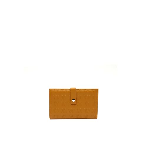 MISAKO Monoset Mittlere Münzbörse mit Monogramm Damen - Monoset Senfgelb 10 X 17 X 2 cm von MISAKO
