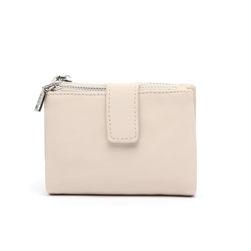 MISAKO Nova Kleines Portemonnaie aus Nylon - Kleine Damen-Geldbörse - Geräumig und robust Nova Beige 10 X 14 X 3 cm von MISAKO