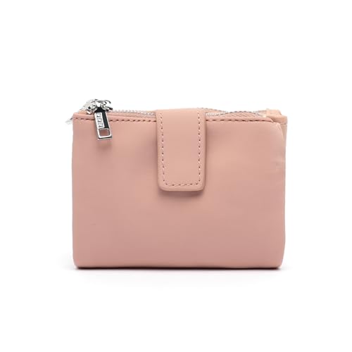 MISAKO Nova Kleines Portemonnaie aus Nylon - Kleine Damen-Geldbörse - Geräumig und robust Nova Rosa 10 X 14 X 3 cm von MISAKO