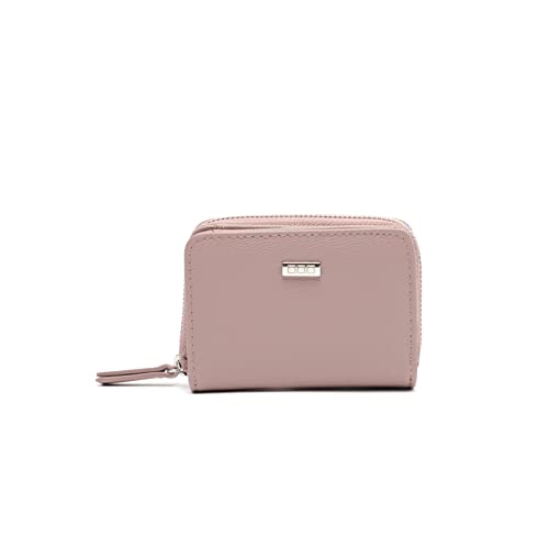 MISAKO PAIRAN Kleine Glatte Brieftasche - Kleine Damen-Geldbörse - Geräumig und robust Pairan Rosa 8 X 11 X 3 cm von MISAKO