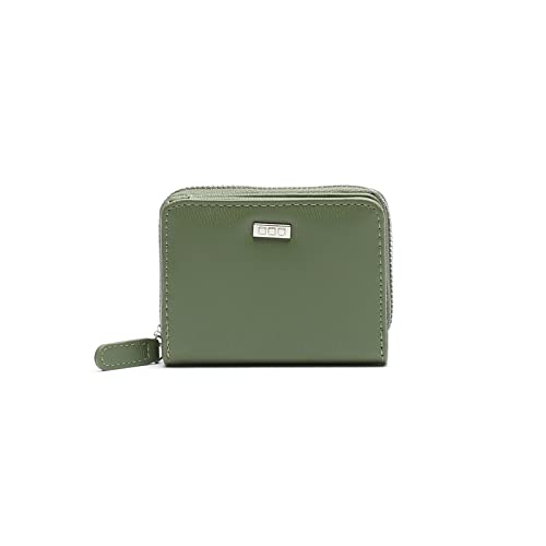 MISAKO Pairan Kleine Glatte Brieftasche Damen - Pairan Grün 8 X 11 X 3 cm von MISAKO