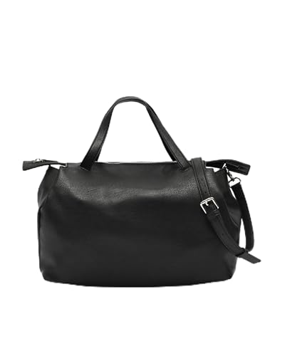 MISAKO Perlinchi Bowlingtasche mit abnehmbarem Schulterriemen Damen - Perlinchi Schwarz 20x31x12cm von MISAKO