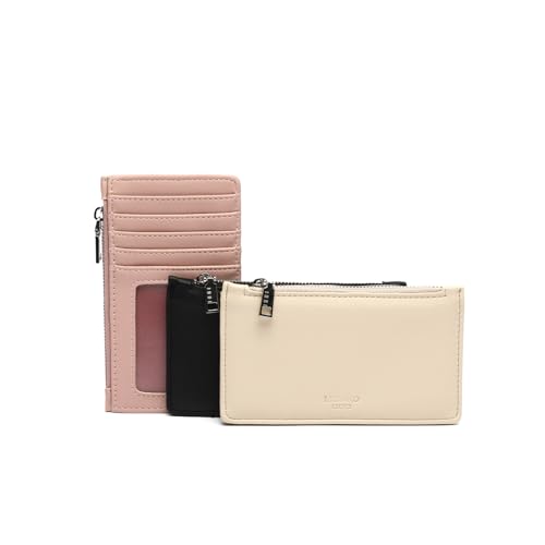 MISAKO Praxi Kartenhalter mit Reißverschluss Damen - Praxi Stein 9 X 15 X 1 cm von MISAKO