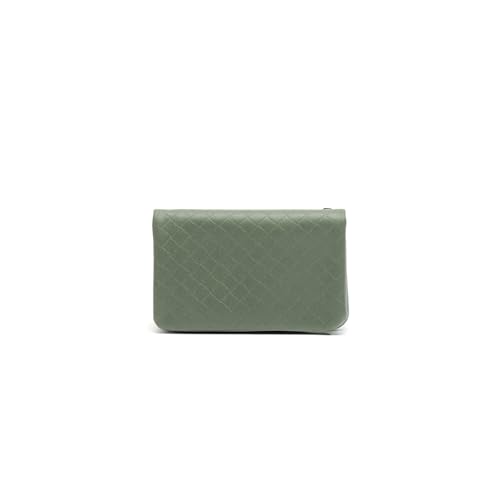 MISAKO SILA Kleine Geldbörse - Kleine Damen-Geldbörse - Geräumig und robust Sila Grün 8 X 13 X 3 cm von MISAKO